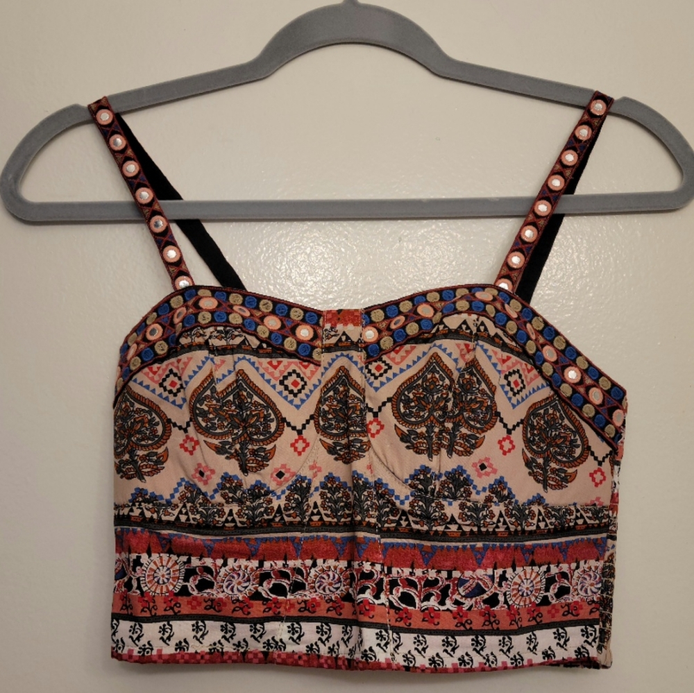 Boho Crop Top